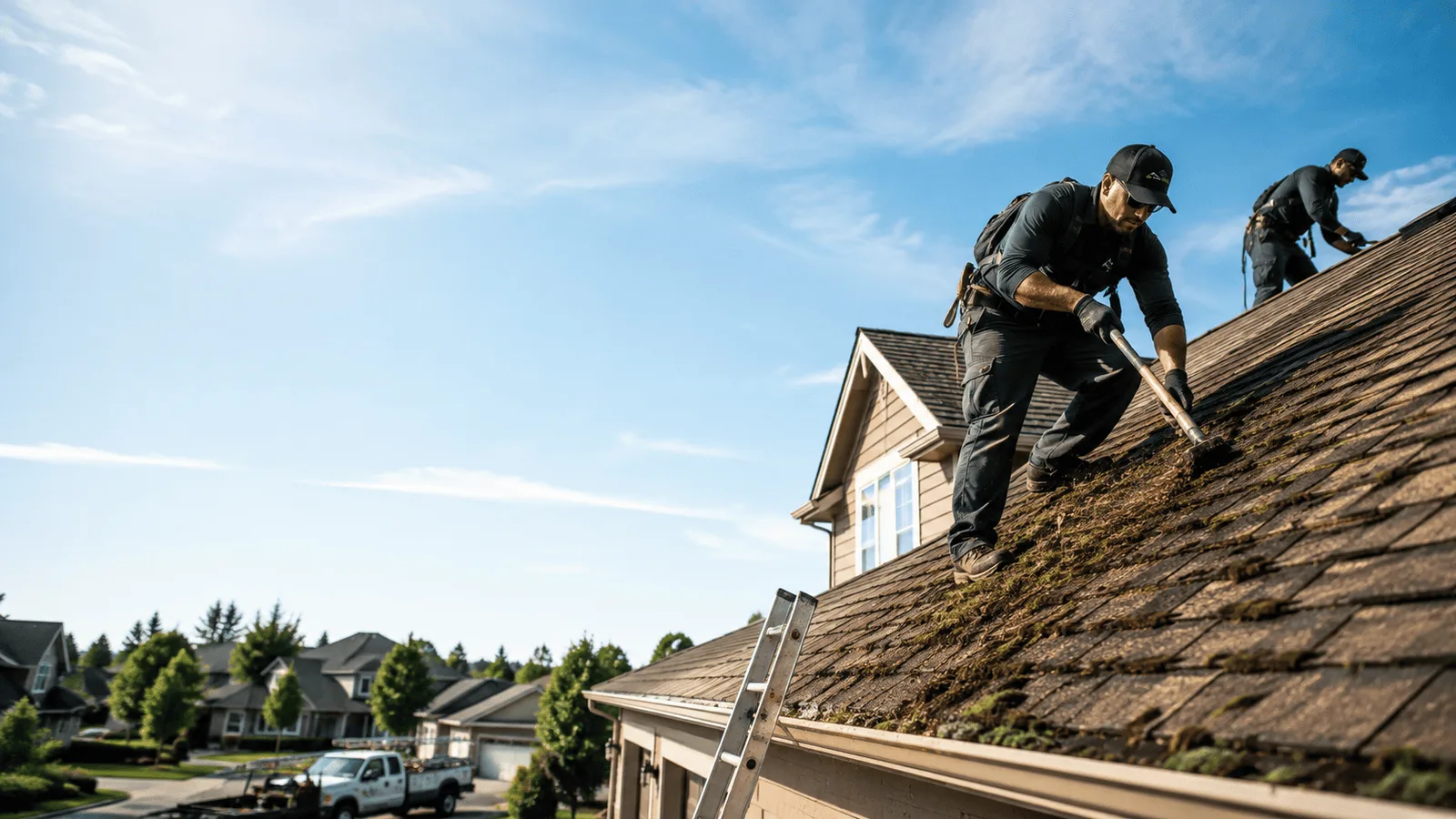 Roof Moss Removal in Mather, PA near me